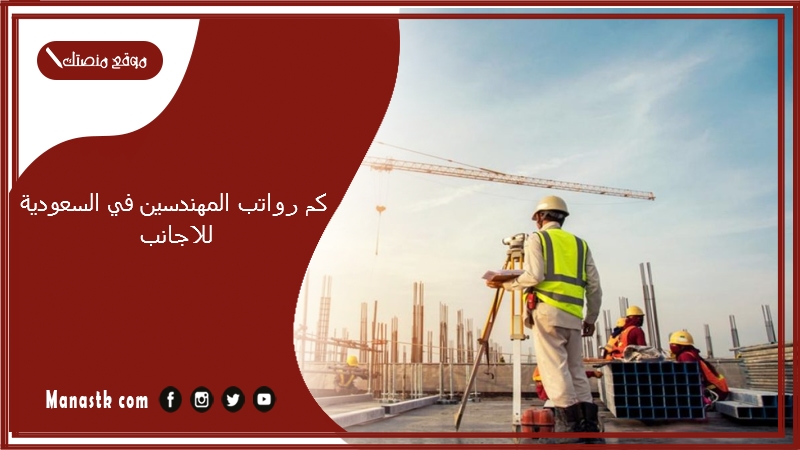 كم رواتب المهندسين في السعودية للاجانب 1446