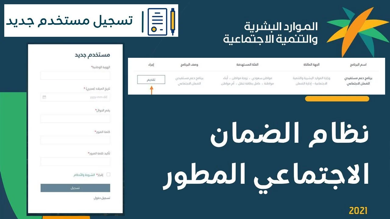 كيف اشترك؟ طريقة التسجيل في الضمان الاجتماعي المطور والفرق بين المطور والقديم والفئات المستفيدة منه